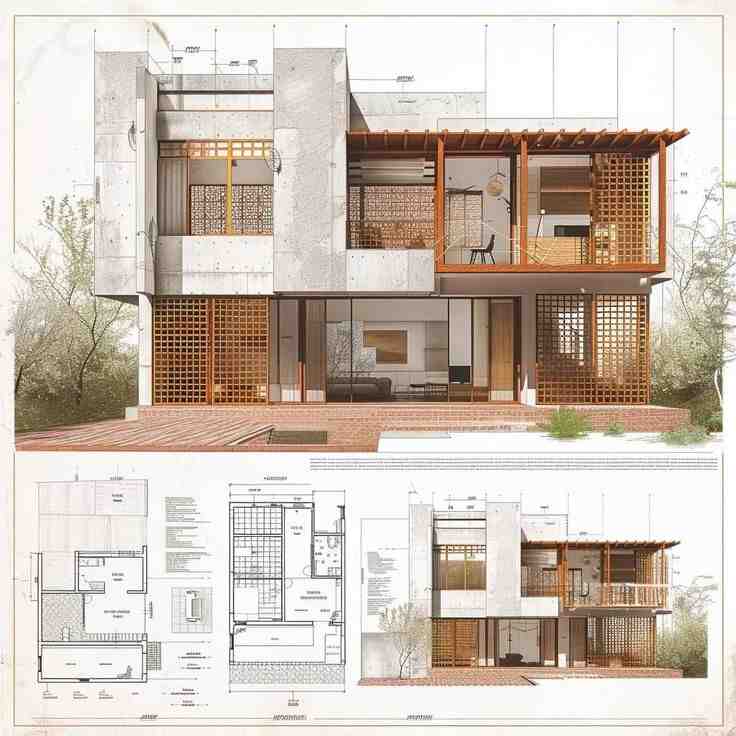 Architectural and Structural Design of Residential and Commercial Building in indore provided by meera enviro lab mahalxmi nagar indore