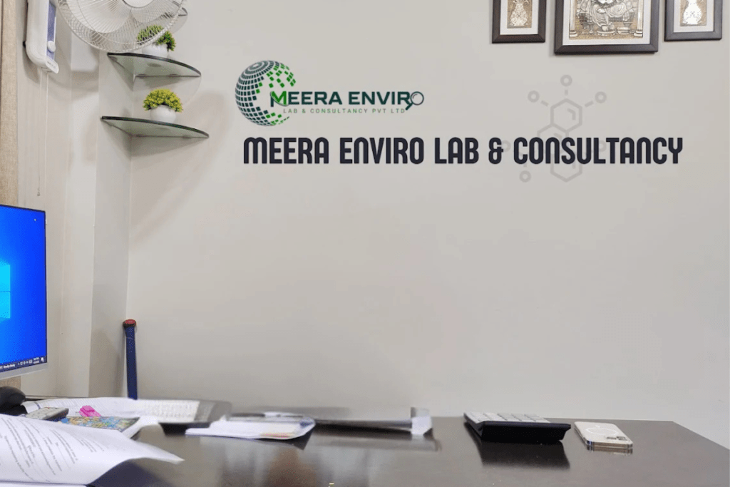Meera Enviro Lab environmental consultancy office set up is environmental testing lab services Meera Enviro Lab.