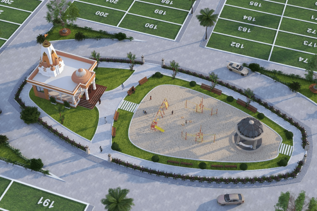 Environmental consulting collaboration on sustainable planning and soil analysis for construction on architectural design layout