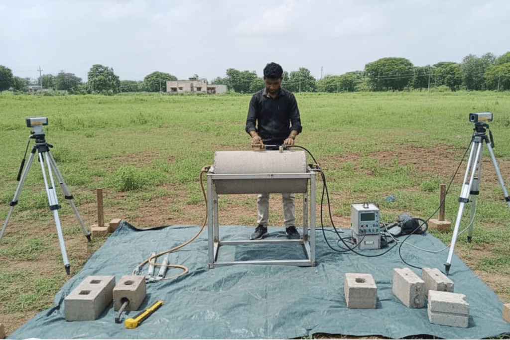 Team clear performance structural materials for projects during to check durability and load bearing capacity of materials.